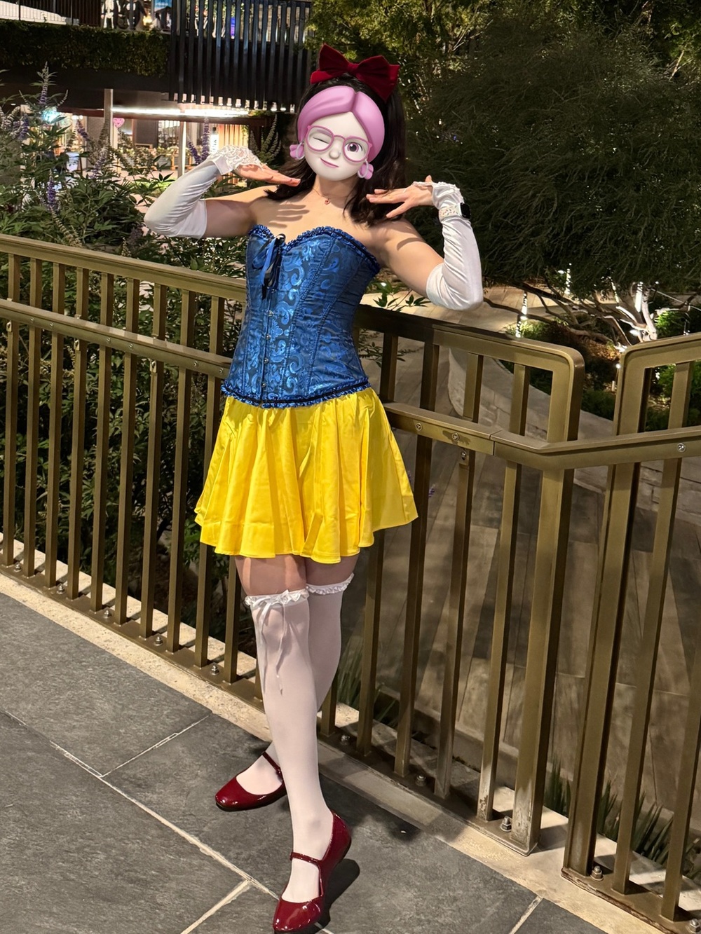 Snow White Inspired Costume 6 Piece Set Size S Halloween Cosplay